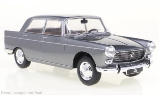 Diecast model cars Peugeot 404 1/24 WhiteBox metallise grey 1960 Peugeot 404 1/24 WhiteBox metallise grey 1960 diecast model cars