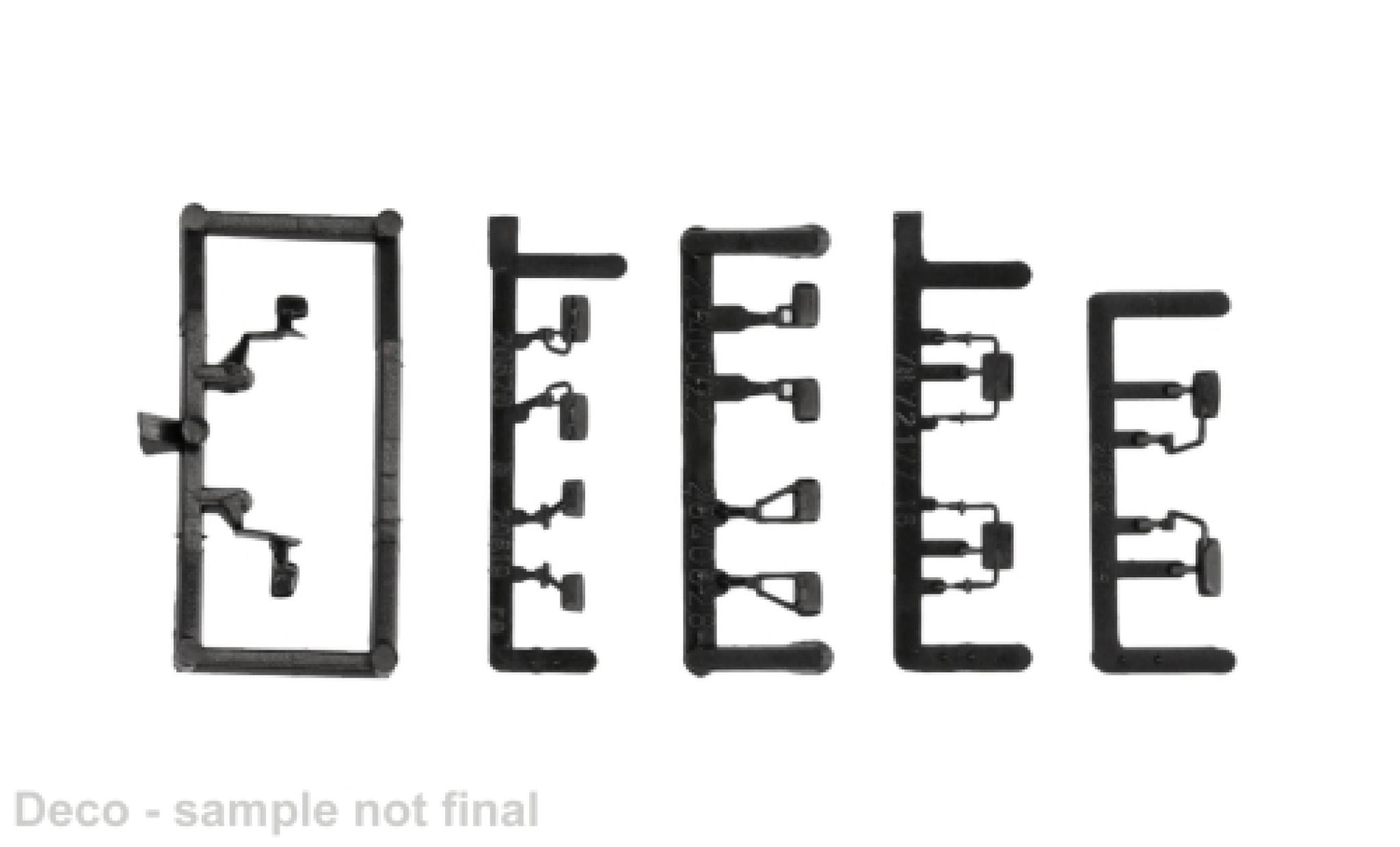 Volkswagen T4 1/87 Herpa - Spiegels&auml;tze ( MB T1 MB T2/814 MB 813) schwarz 1:87 diecast model cars