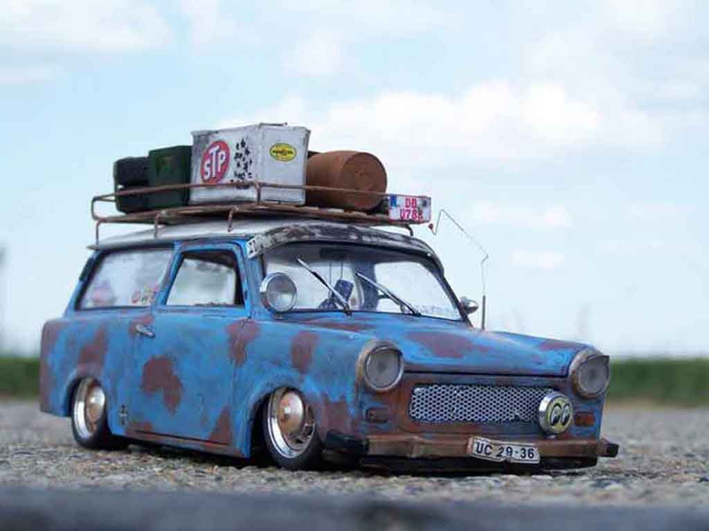 Trabant sun star diecast model cars 