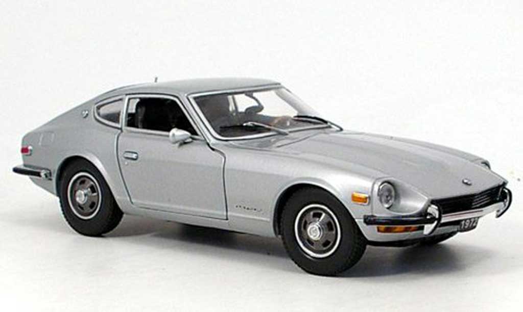 Diecast model cars Datsun 240Z 1/18 Sun Star grey 1972 - Alldiecast.us