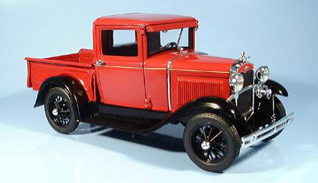 Diecast model cars Ford Model A 1/18 Signature pick up blue fonce 1931 