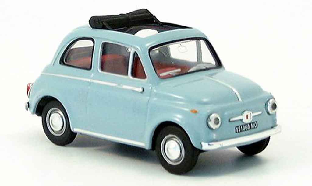 Diecast model cars Fiat 500 1/43 Vitesse D blue 