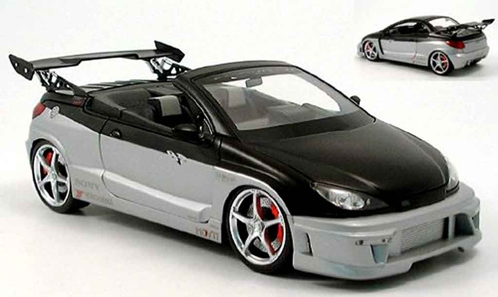 Diecast model cars Peugeot 206 RC 1/18 Norev RC jantes blacks et