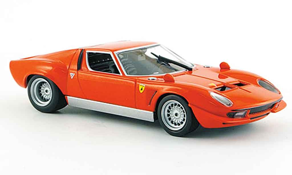 Diecast model cars Lamborghini Miura Jota 1/43 Minichamps Jota red