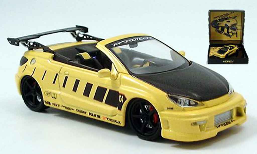 Diecast model cars Peugeot 206 1/43 Solido tuning grey metallisee