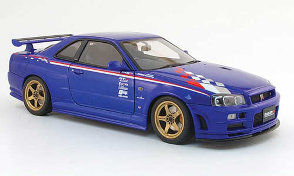 Diecast model cars Nissan Skyline R34 1/43 HPI R34 GT-R