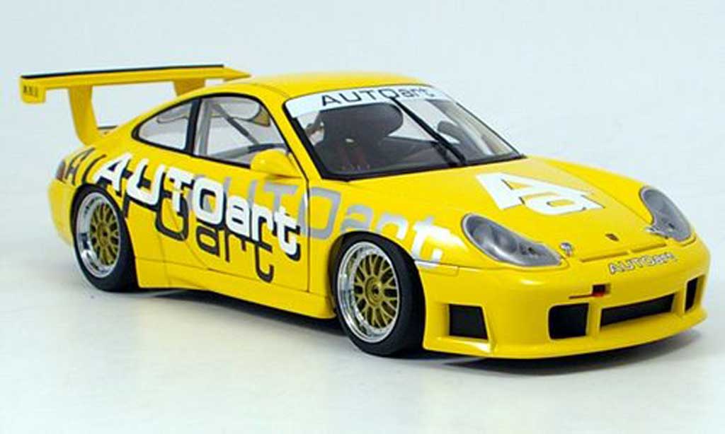 AUTOart 1/18 Porsche 911 996 GT3R White Used Near Mint Item