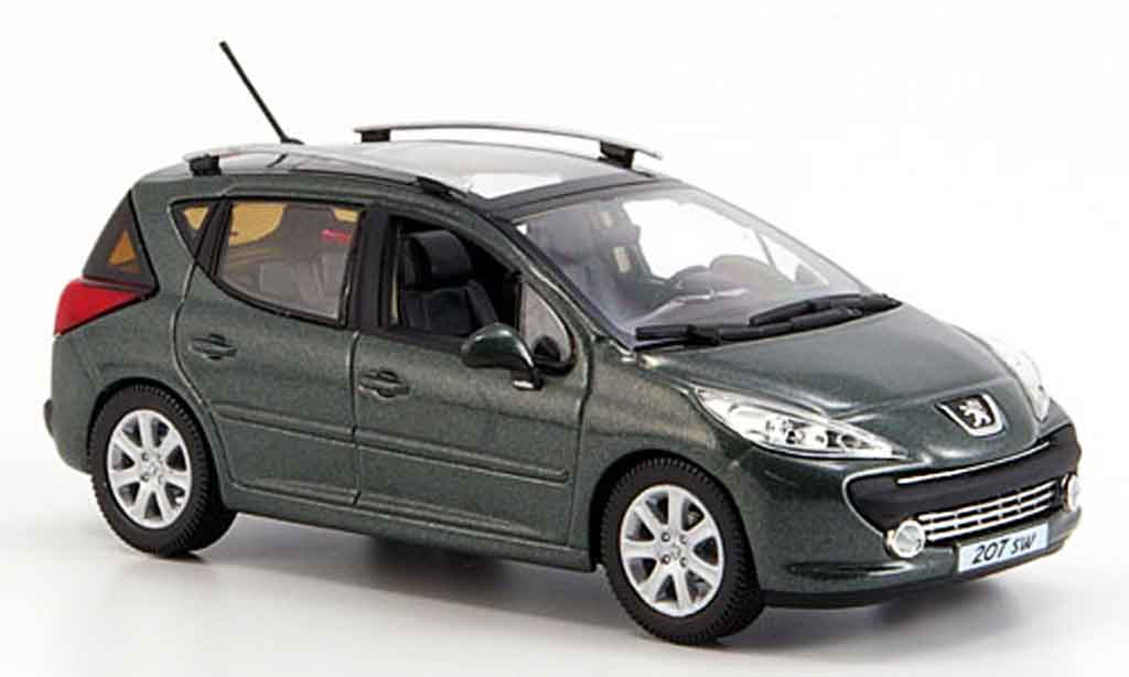 Diecast model cars Peugeot 207 SW 1/43 Norev SW grey 2008 