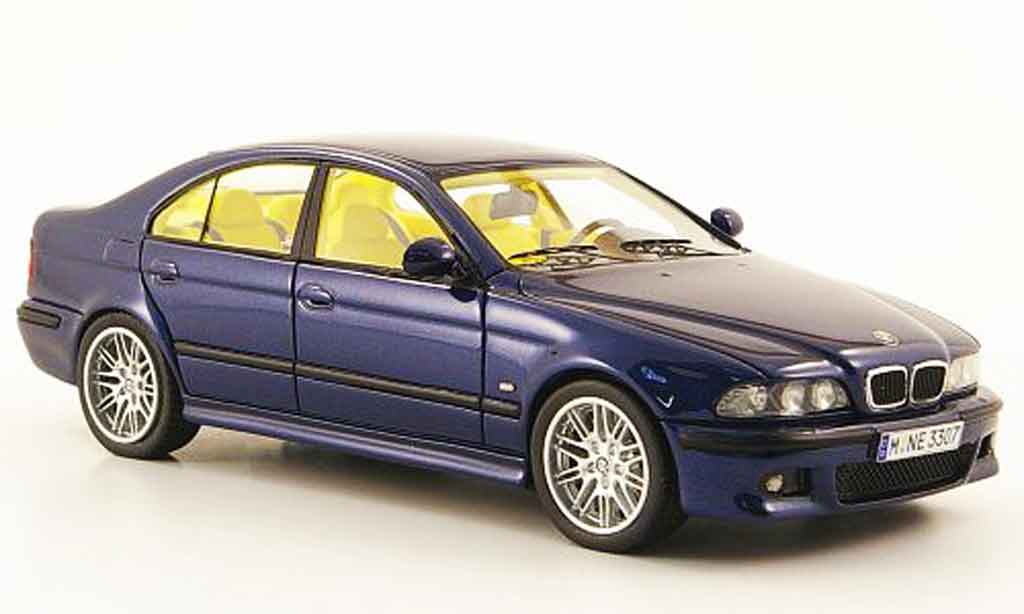 Diecast model cars Bmw M5 1/87 Herpa (E34) metallic blue 