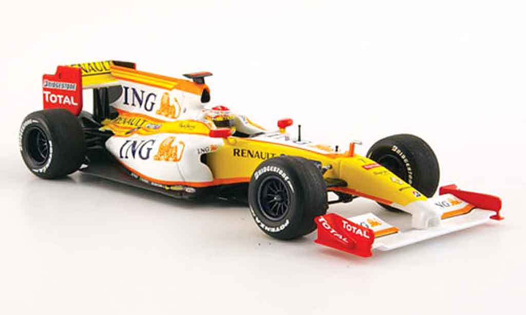 Diecast model cars Renault F1 1/18 Norev r 29 no.8 ing formel 1