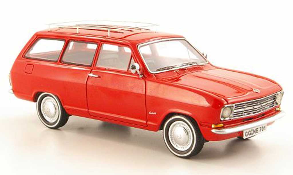 Diecast model cars Opel Kadett C 1/43 Minichamps C Caravan grun 1978 