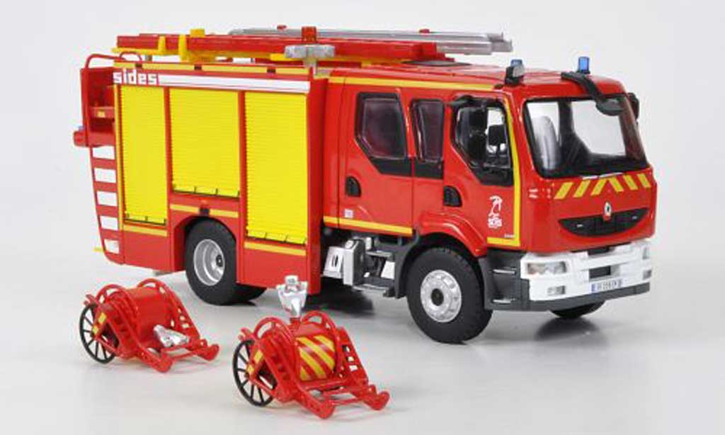 Diecast model cars Renault Midlum 1/43 Eligor 220 DoKa Sapeurs Pompiers de  Paris - Secours dUrgence Feuerwehr (F) 