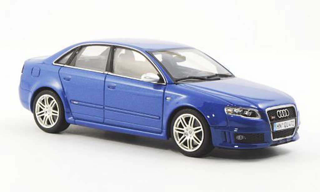Amazon | ミニチャンプス 1/43 アウディ RS4 セダン B7 2004 ブルーメタリック 500台限定 Minichamps 1:43  Audi RS4 Limousine 943014603 | ミニカー・ダイキャストカー | ホビー