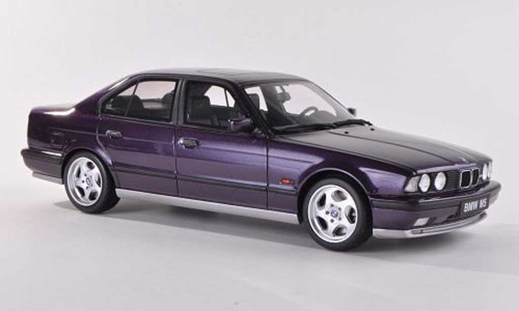 Diecast model cars Bmw M5 E34 1/18 Ottomobile E34 purple/grey 