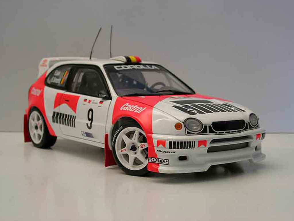 Diecast model cars Toyota Corolla WRC 1/18 Autoart WRC rallye