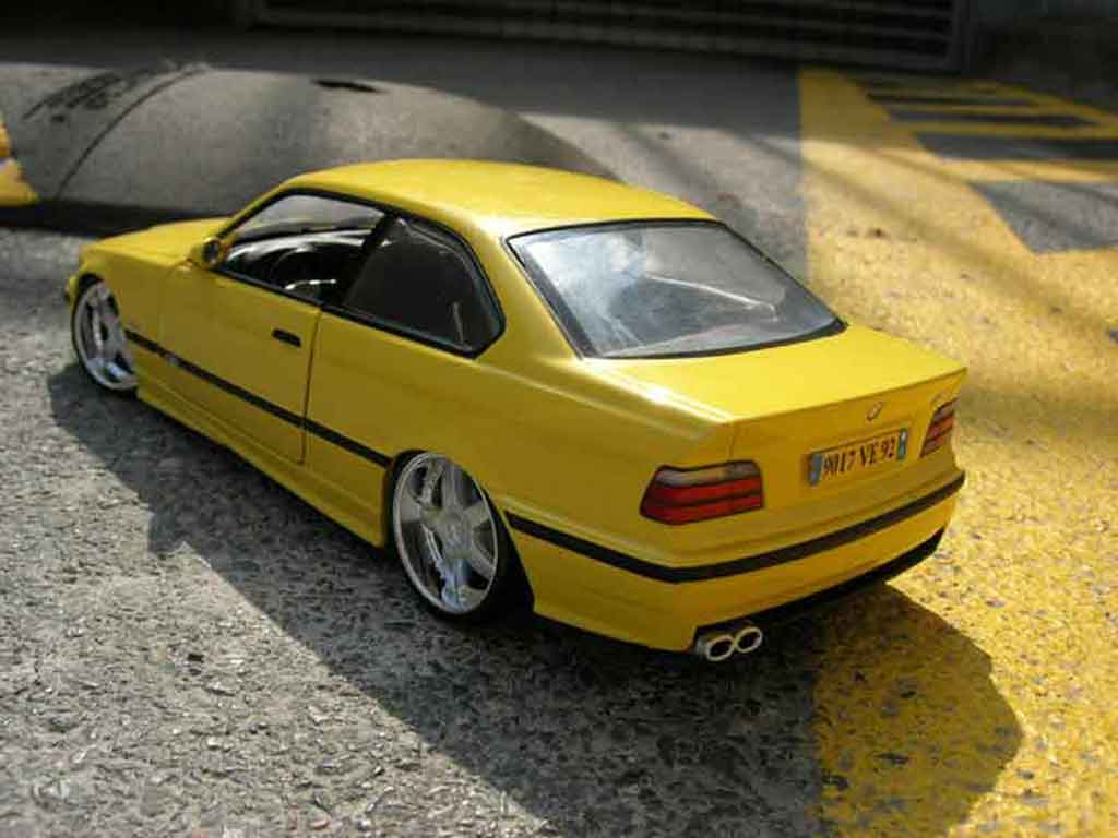 Diecast model cars Bmw M3 E36 1/18 Ut Models jaune E36