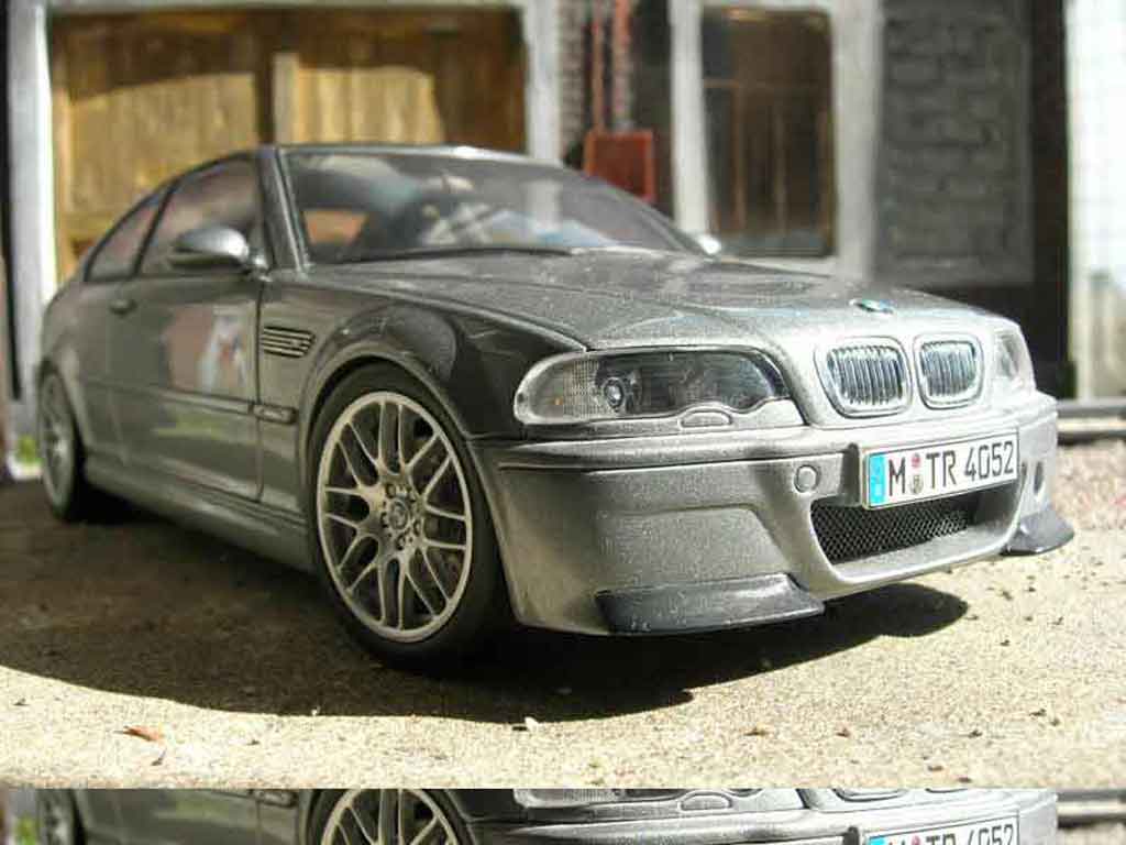 BMW M3 E46 CSL Black Solido 1/18