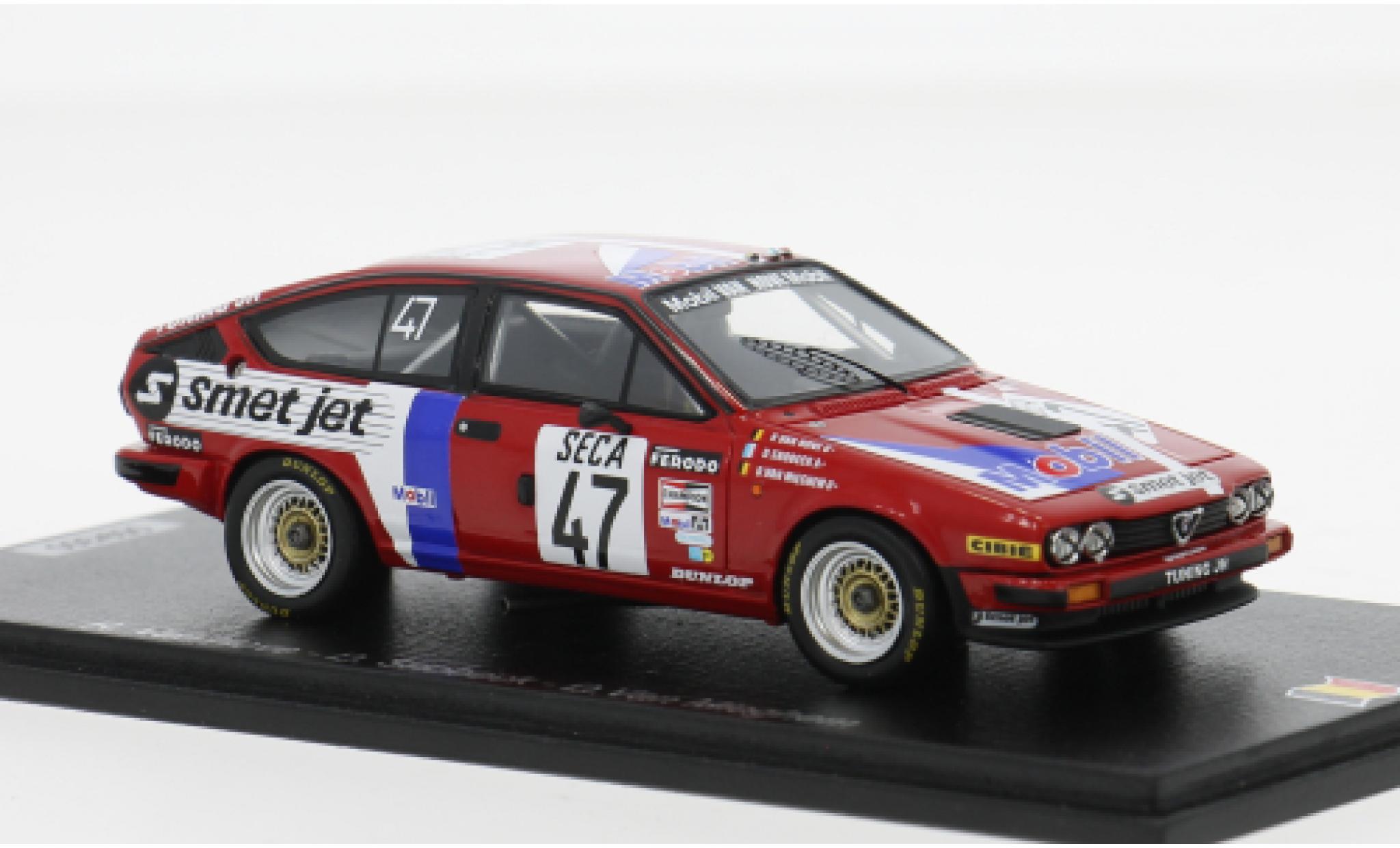 Alfa Romeo GT 1/43 Spark V6 24h Spa 1982 #47 R.van Hove/D.Snobeck 1:43 diecast model cars