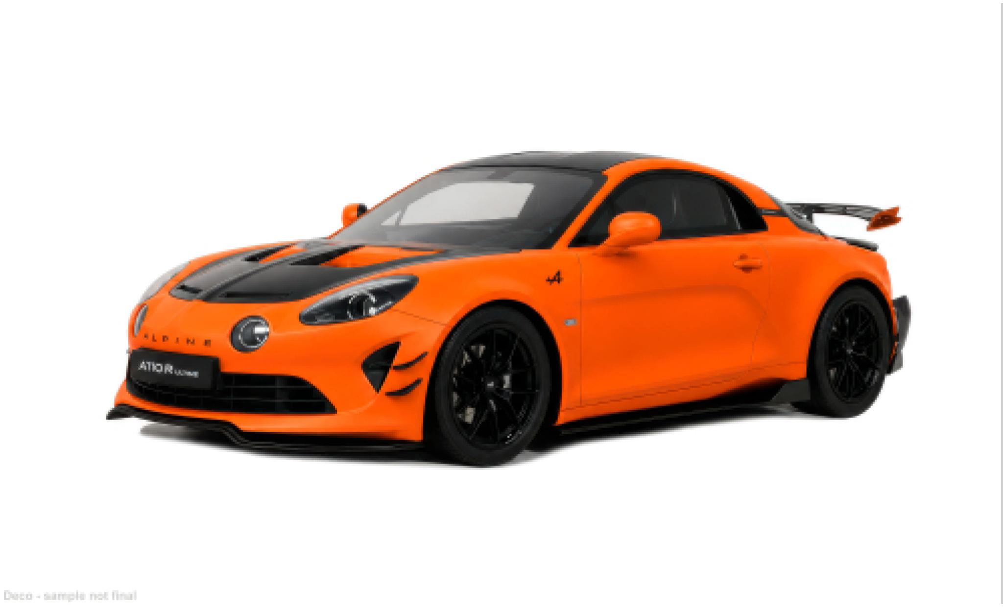 Alpine A110 1/18 Ottomobile R orange/black 2025 1:18 diecast model cars