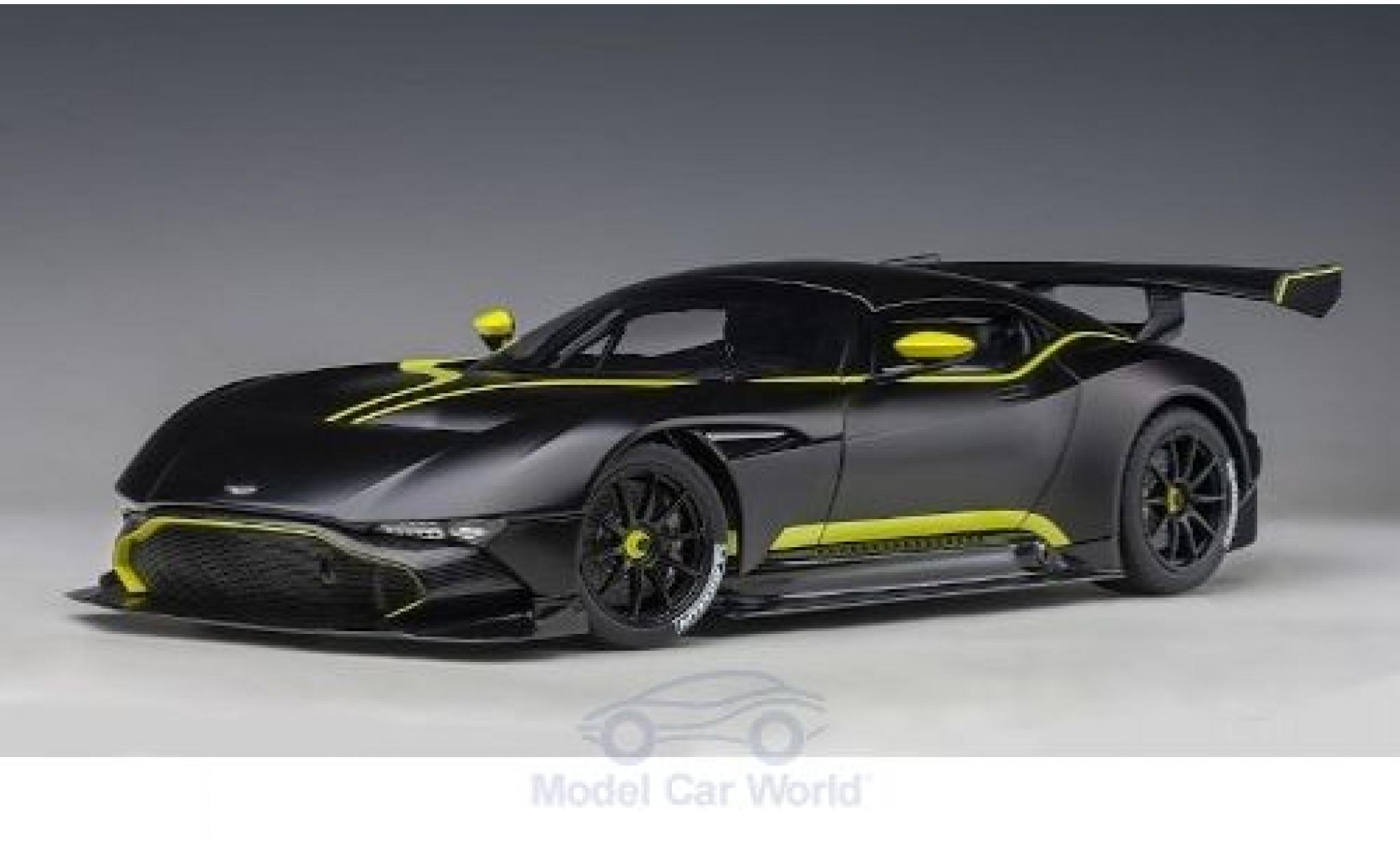 Aston Martin Vulcan 1/18 AUTOart matt-black/green 2015 diecast model cars