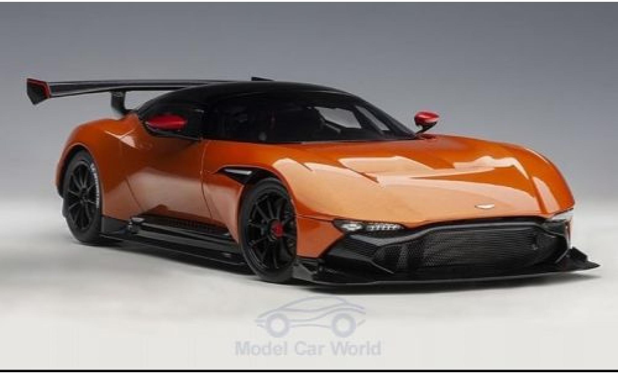 Aston Martin Vulcan 1/18 AUTOart metallic orange/carbon 2015 diecast model cars