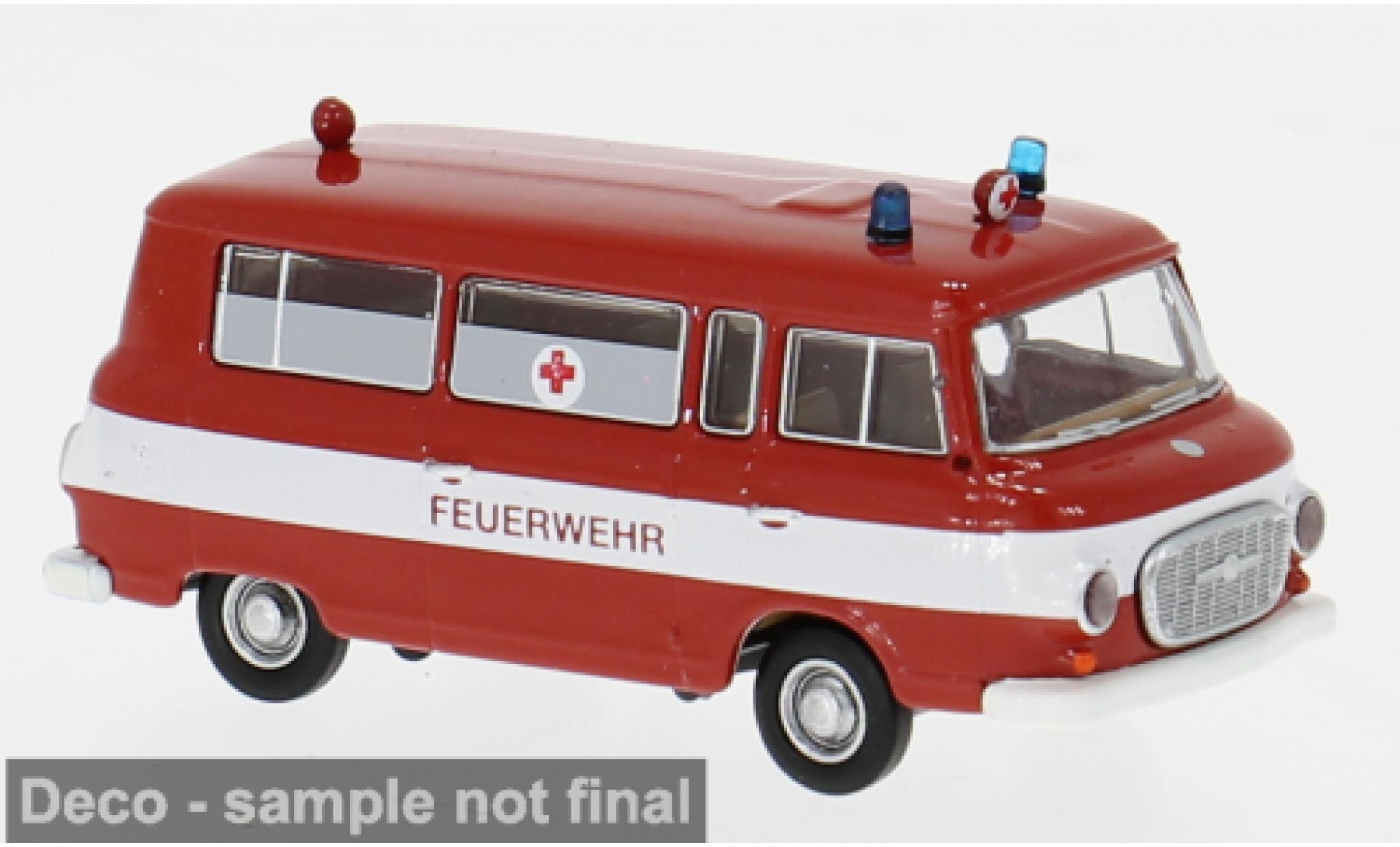 Barkas B 1000 1/87 Brekina Bus 1960 Feuerwehr 1:87 diecast model cars