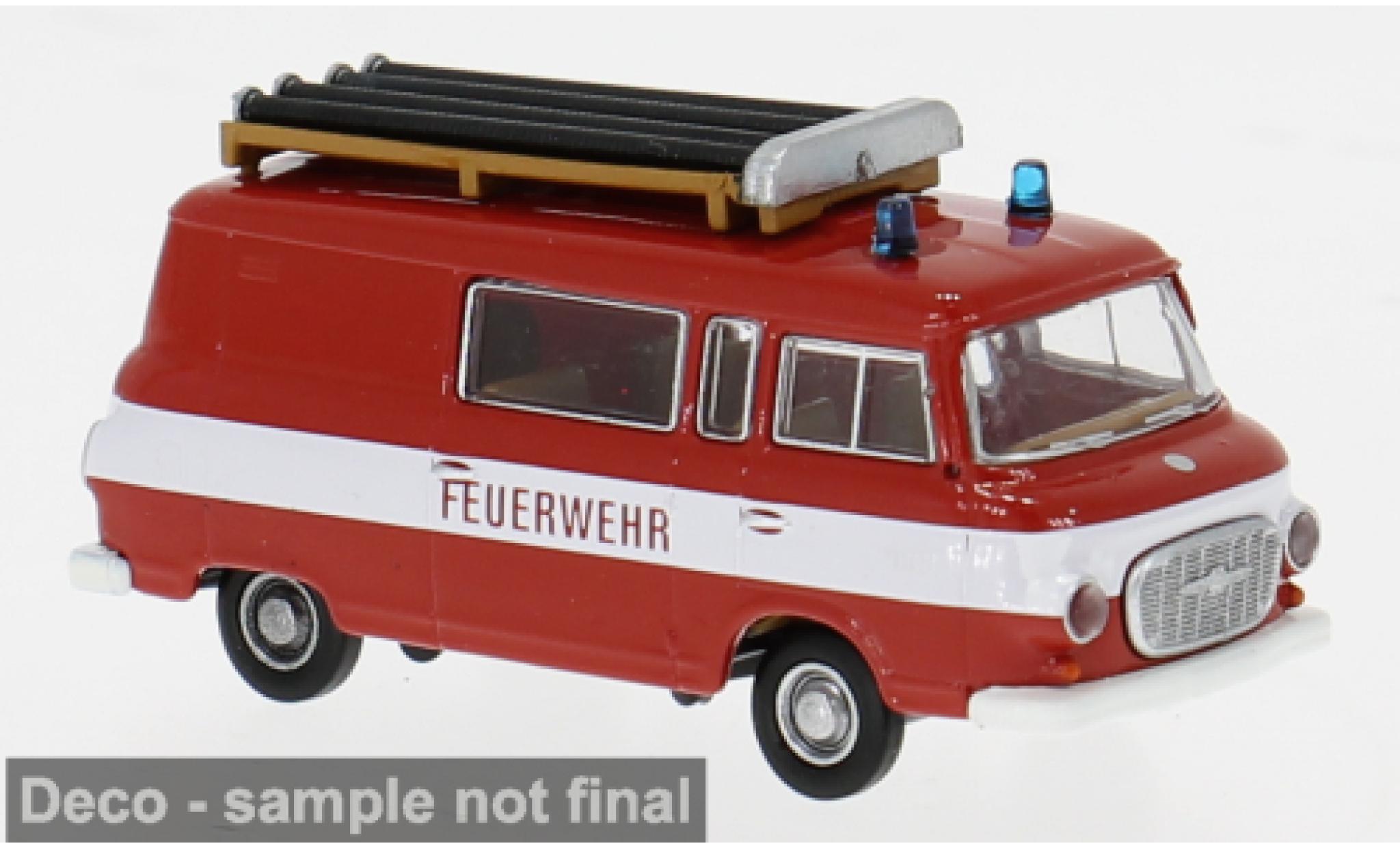 Barkas B 1000 1/87 Brekina Halbbus 1960 Feuerwehr 1:87 diecast model cars