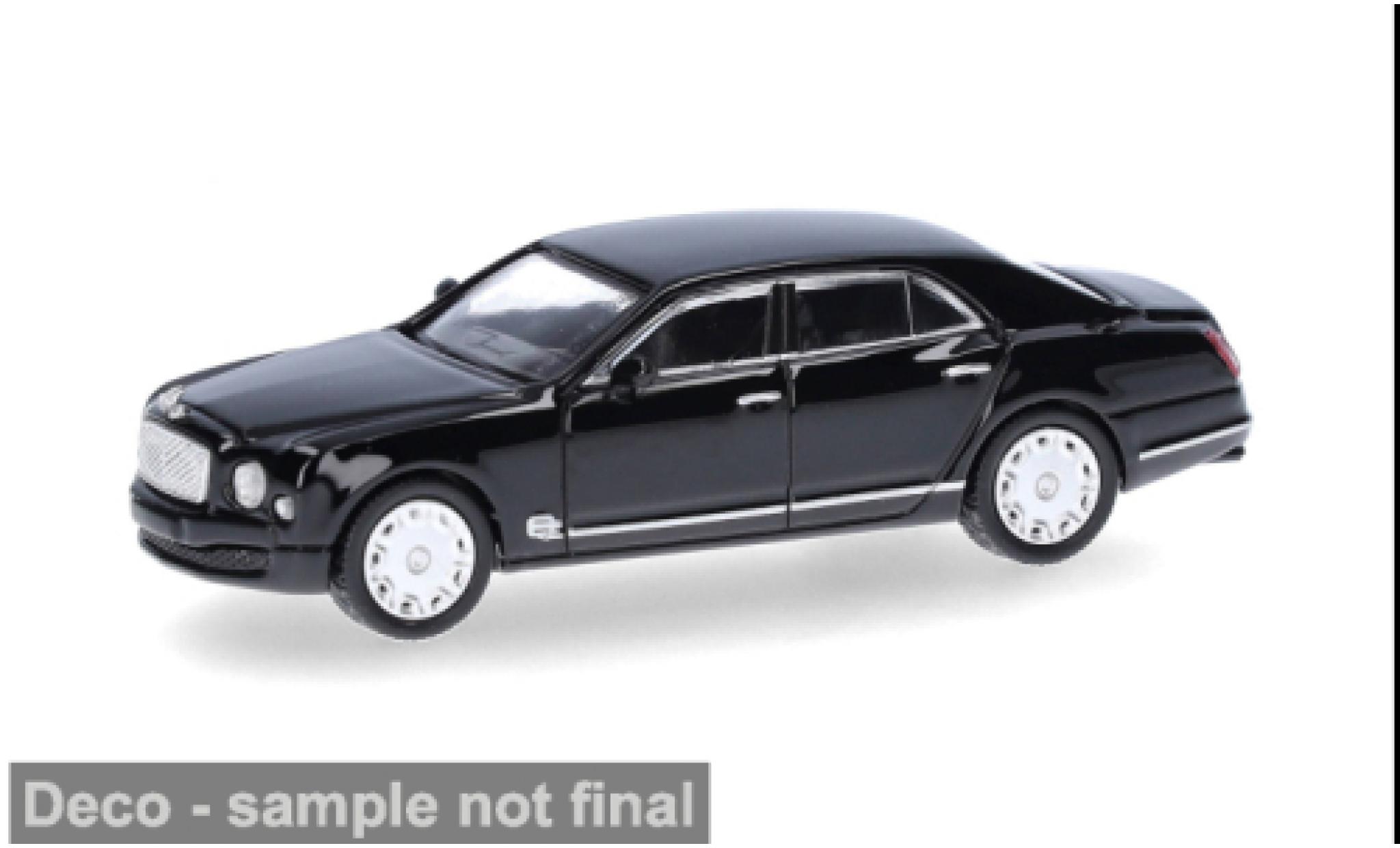 Bentley Mulsanne 1/87 Micro City 87 schwarz 1:87 diecast model cars
