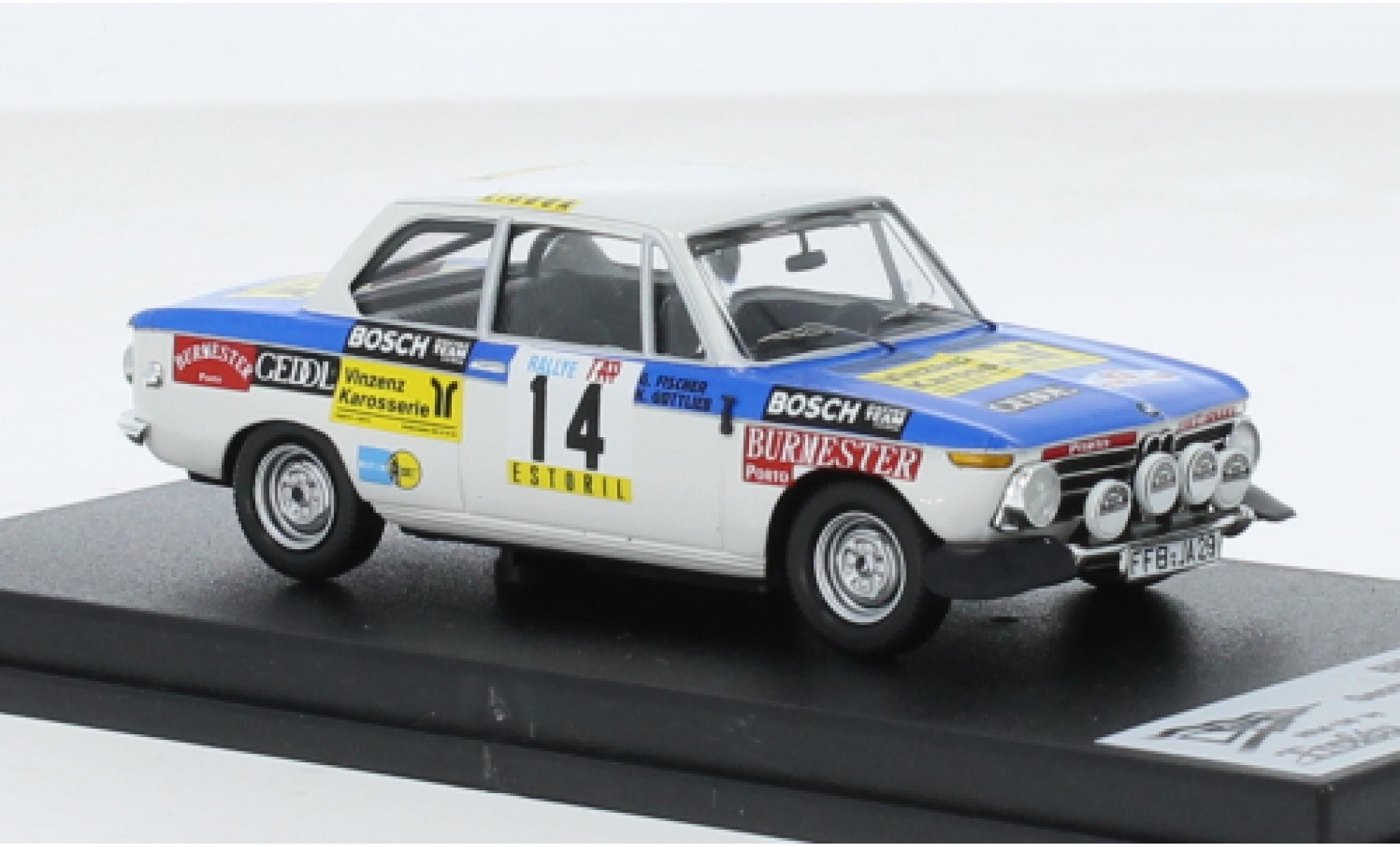 Bmw 2002 1/43 Trofeu Tii Rallye WM Rallye Portugal 1974 #14 G.Fischer/H.Gottlieb 1:43 diecast model cars