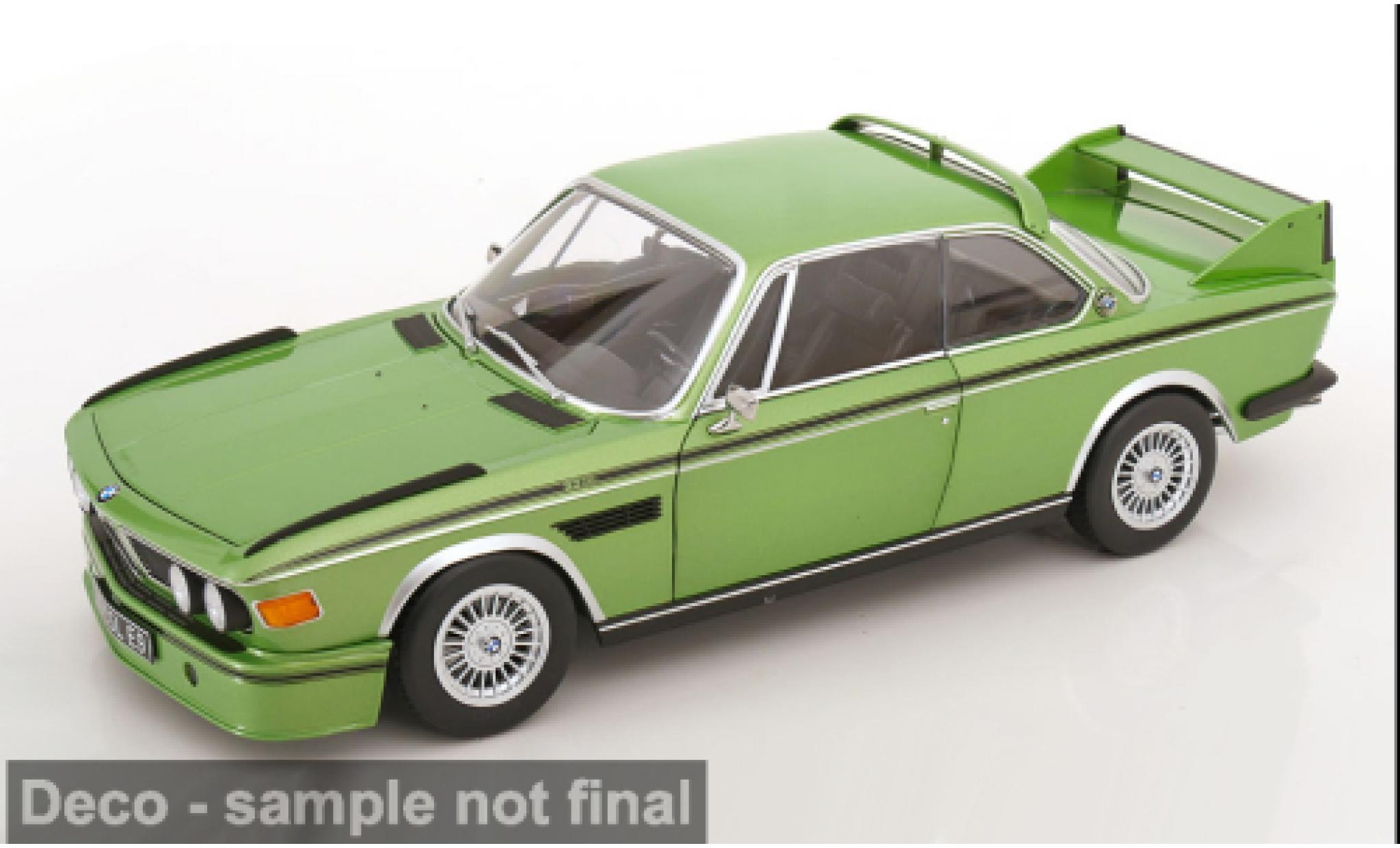 Bmw 3.0 1/12 KK Scale CSL (E9) grün 1973 1:12 diecast model cars