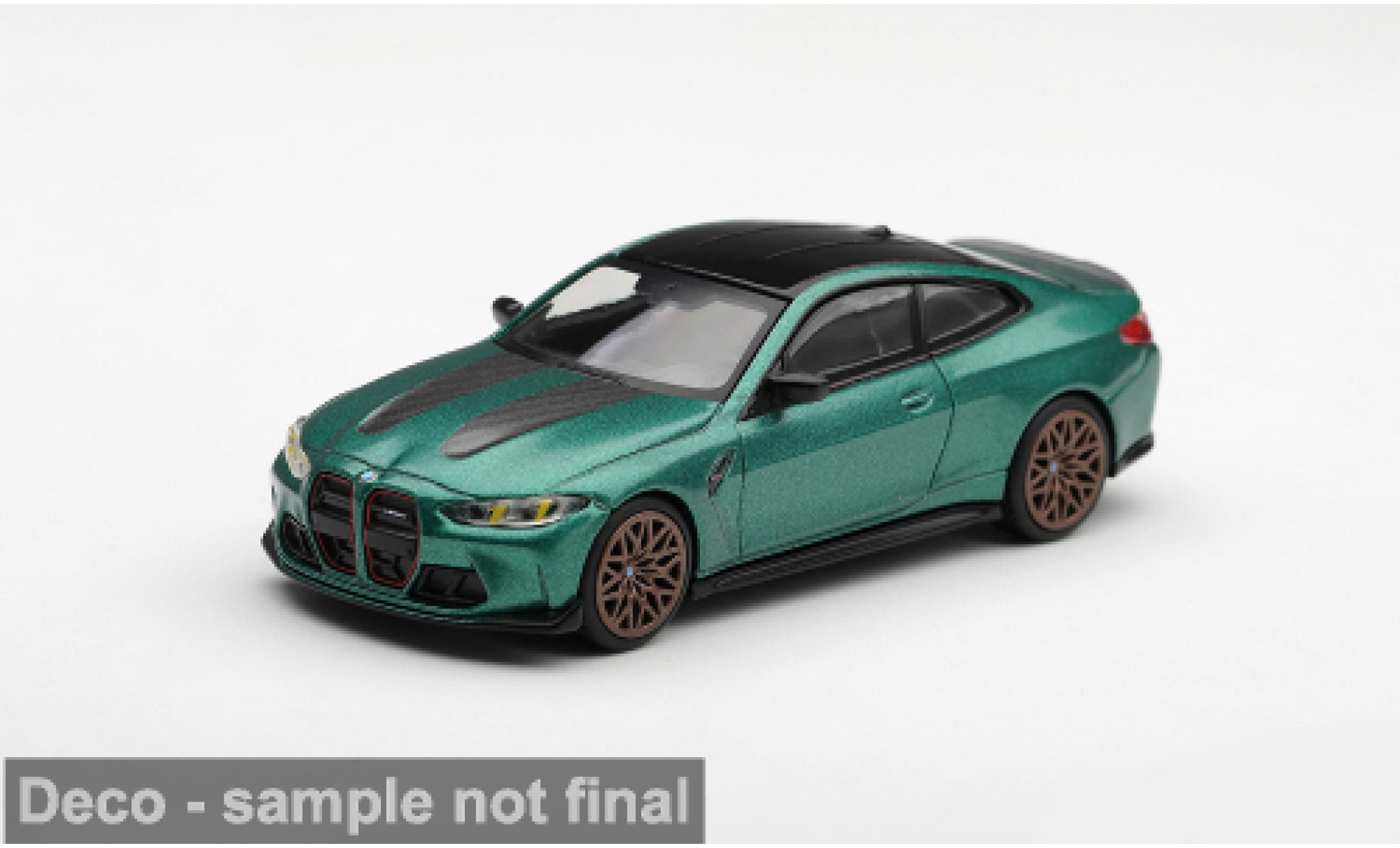 Bmw M4 1/64 Mini GT (G82) gr&uuml;n 2024 1:64 diecast model cars