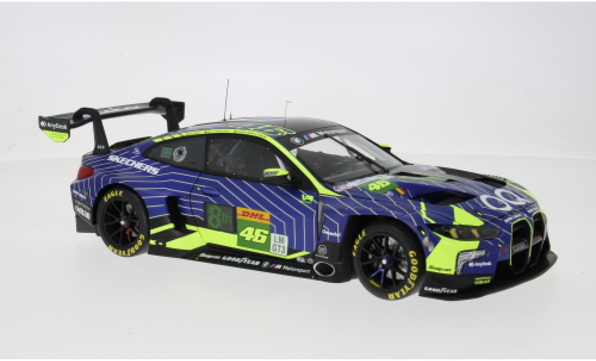 Bmw M4 1/18 Minichamps GT3 EVO 1812 km Qatar 2025 Team WRT #46 V.Rossi/A.Al Harthy 1:18 diecast model cars
