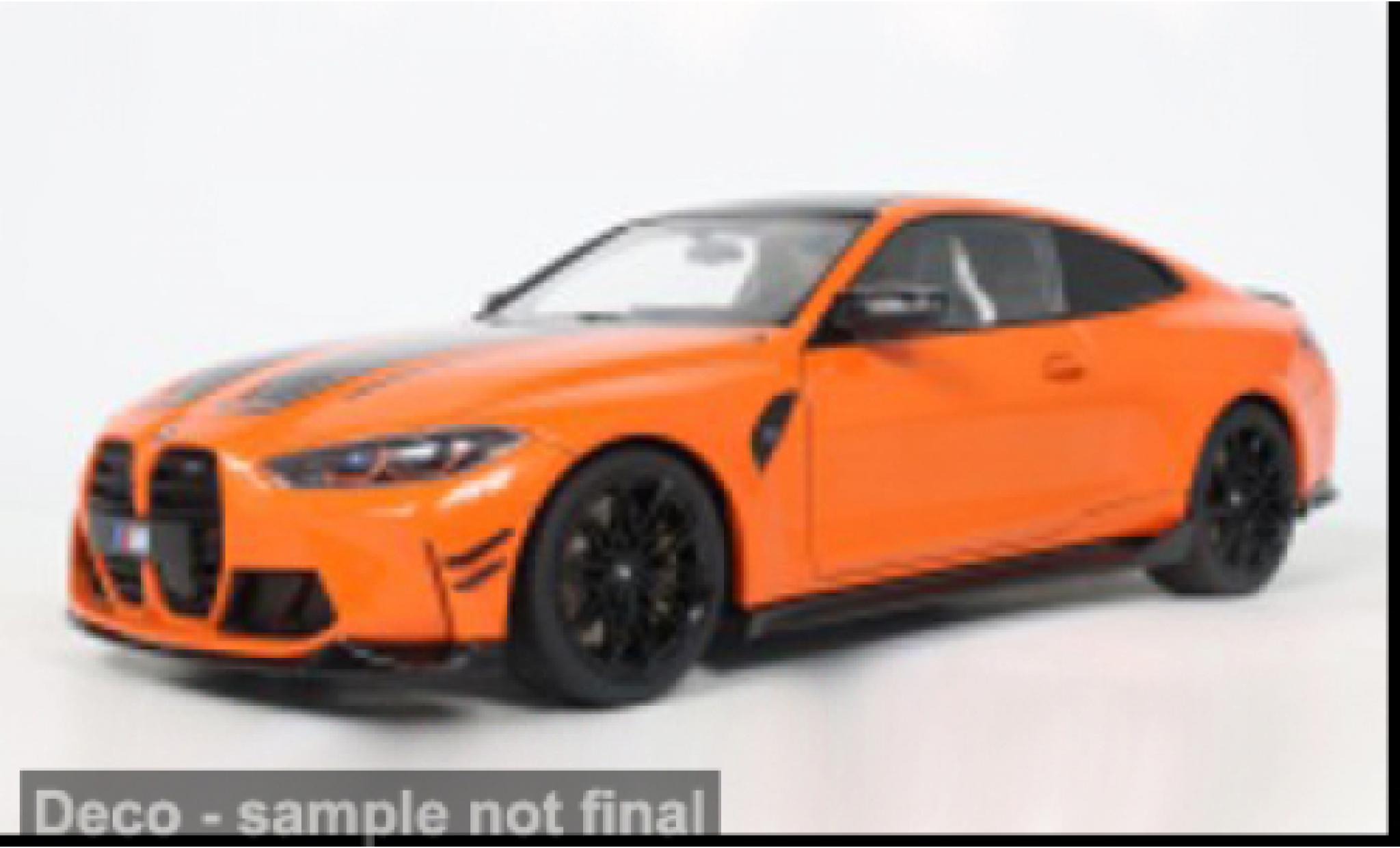 Bmw M4 1/18 Solido orange 2025 1:18 diecast model cars