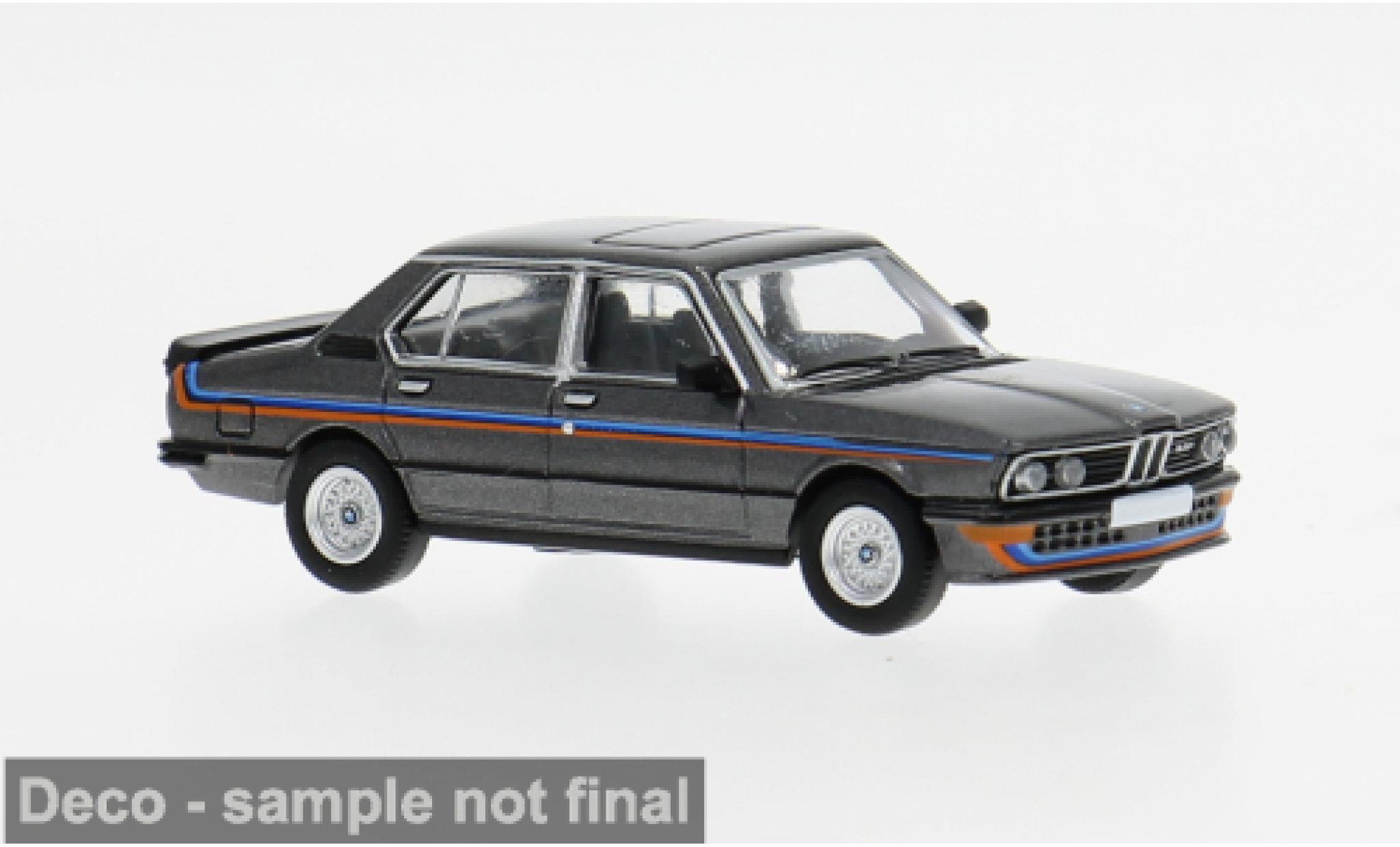 Bmw M535 1/87 PCX87 i (E12) grau/Dekor 1980 1:87 diecast model cars