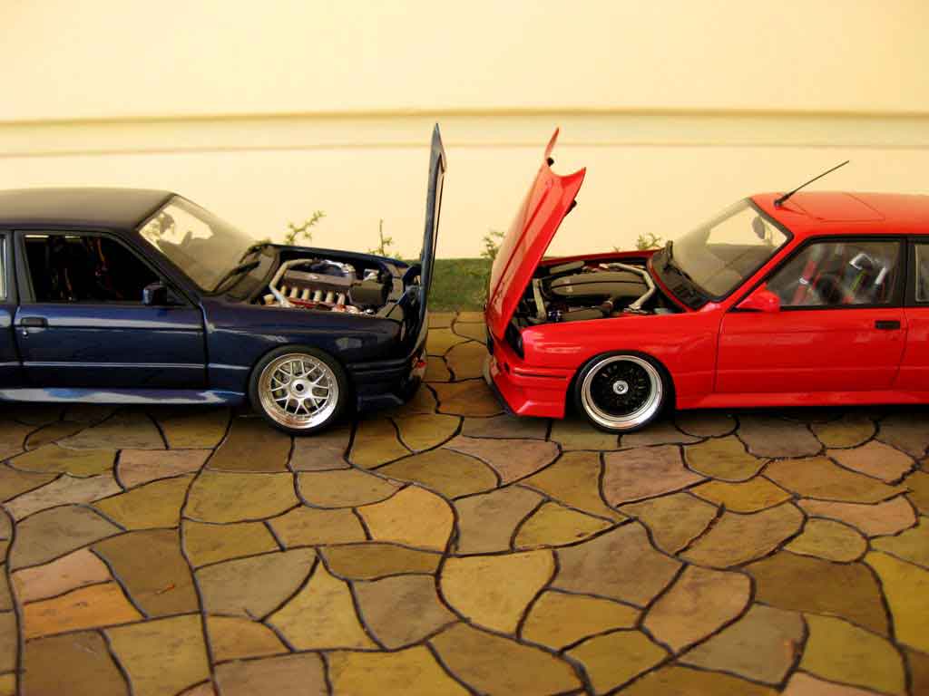 BMW M3-E 30-Sport Evo-1:18--Tuning-Umbau-Felgen