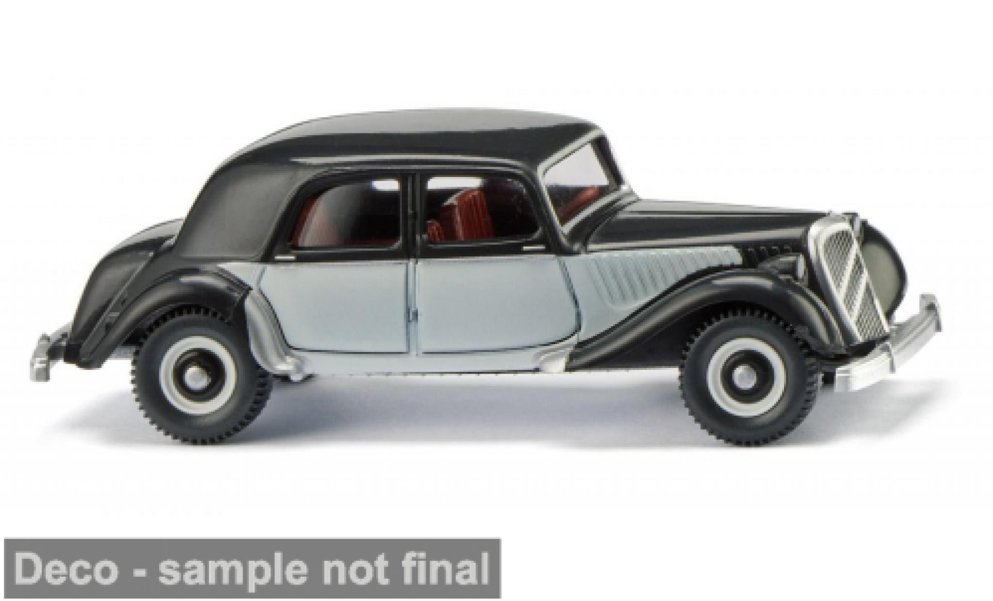 Citroen Traction 1/87 Wiking 15 SIX schwarz/grau 1938 1:87 diecast model cars