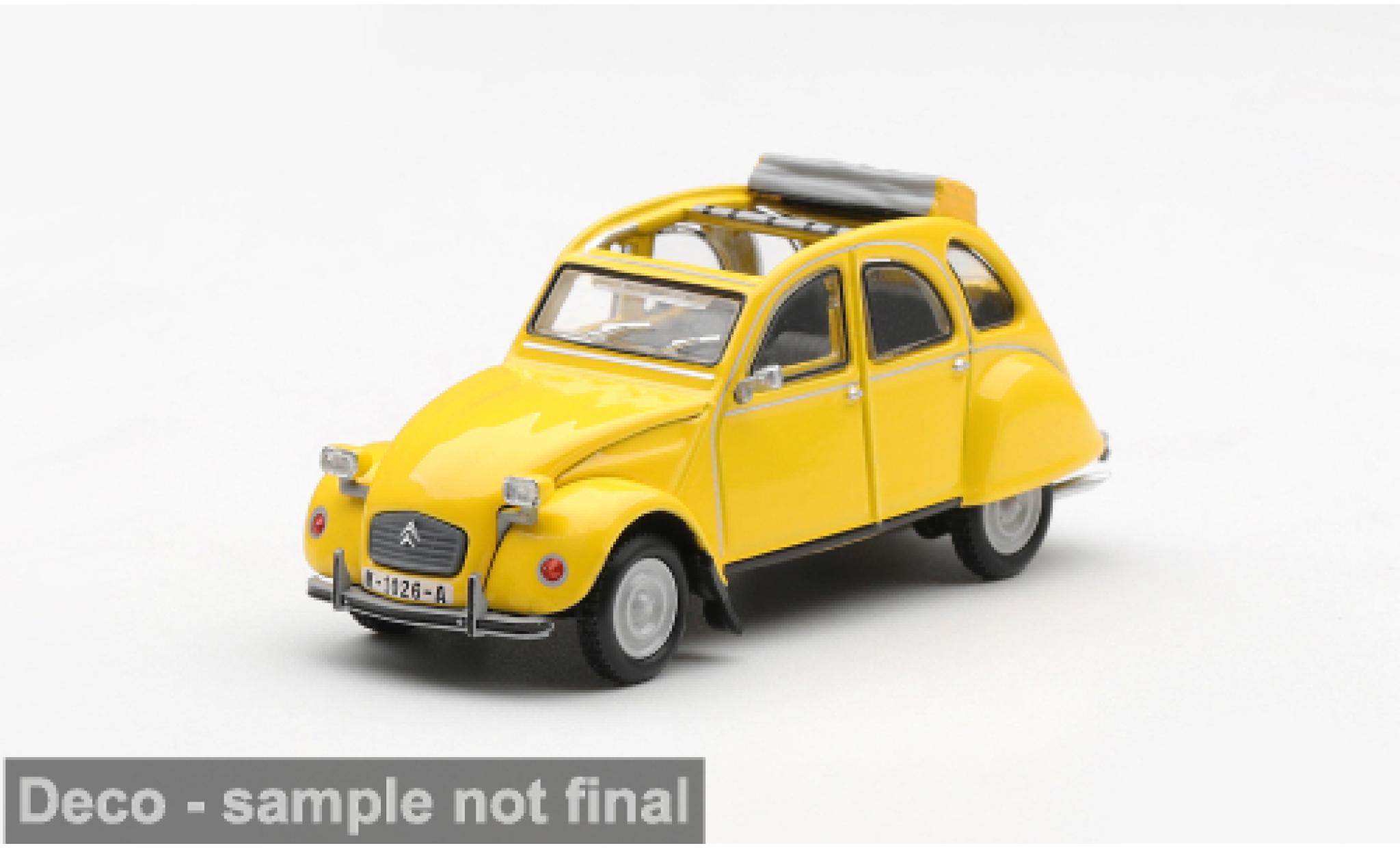 Citroen 2CV 1/64 Mini GT gelb 1981 James Bond 007 &ndash; For Your Eyes Only 1:64 diecast model cars