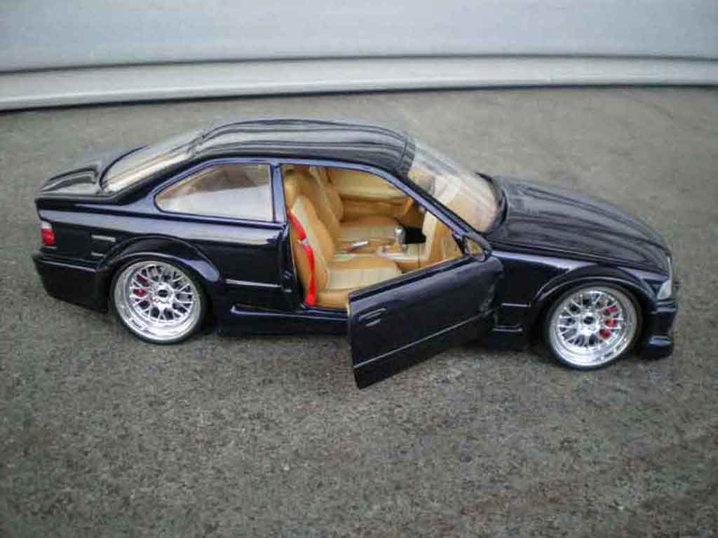 Diecast model cars Bmw 318 E36 1/18 Ut Models E36 is red jantes M3 E92 et  swap moteur M3 E36 