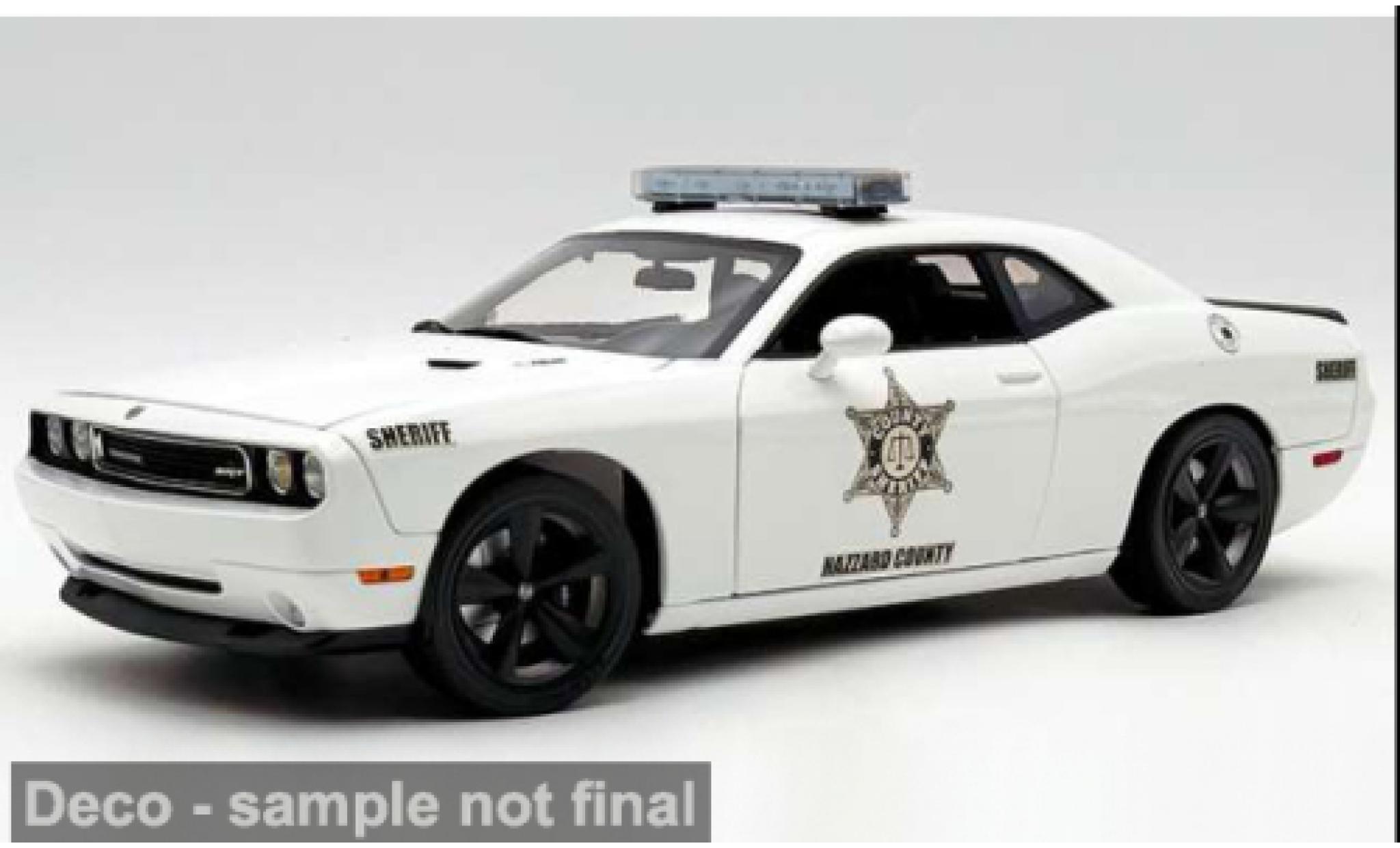 Dodge Challenger 1/18 ACME SRT 8 2010 Hazzard County Sheriff 1:18 diecast model cars