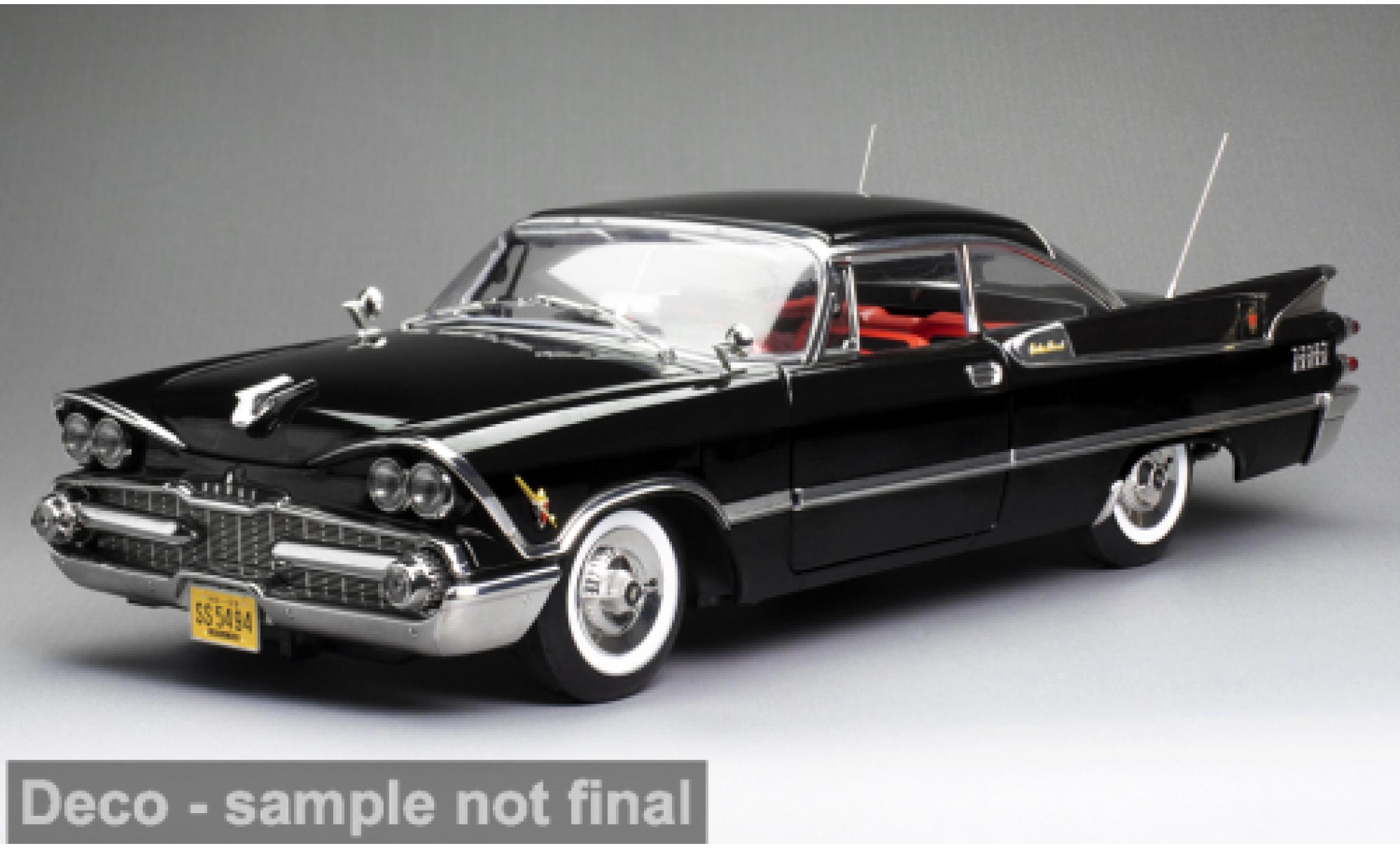 Dodge Custom Royal Lancer 1/18 Sun Star Hard Top schwarz 1959 1:18 diecast model cars