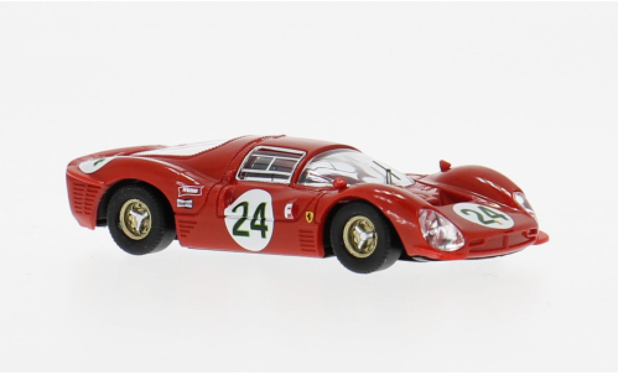 Ferrari 330 1/87 Brekina P3 Daytona 1967 #24 M.Parkes/L.Scarfiotti 1:87 diecast model cars