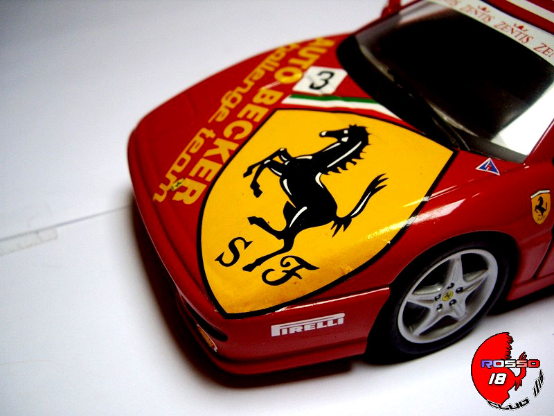 FERRARI F355 BERLINETTA (noir) HOTWHEELS 1/18 BLY58 : Miniature auto