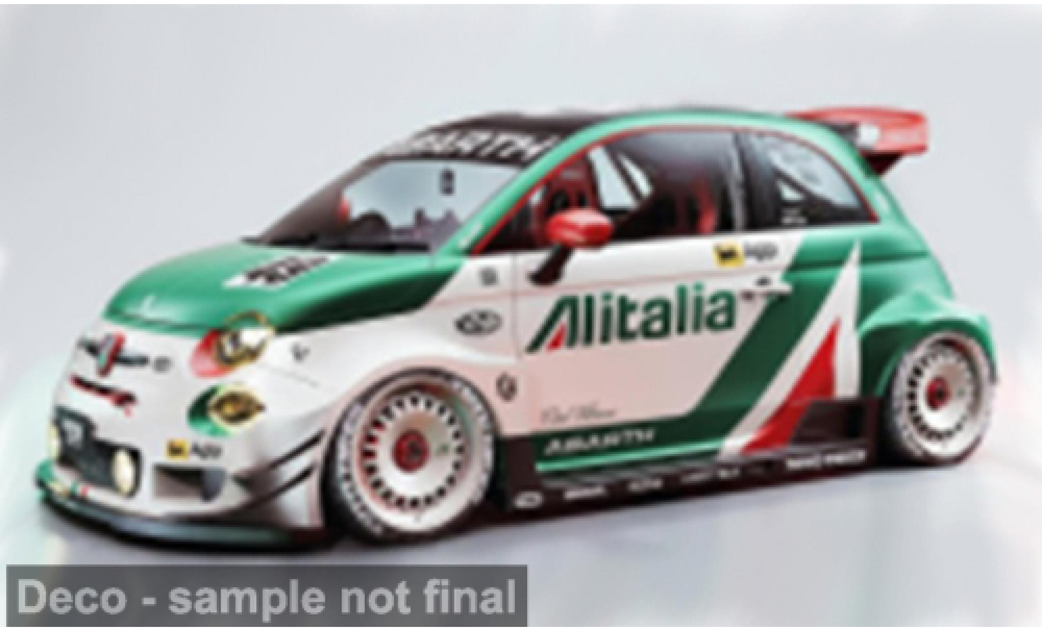 Fiat 595 1/18 Solido Abarth LB-Works Alitalia 1:18 diecast model cars