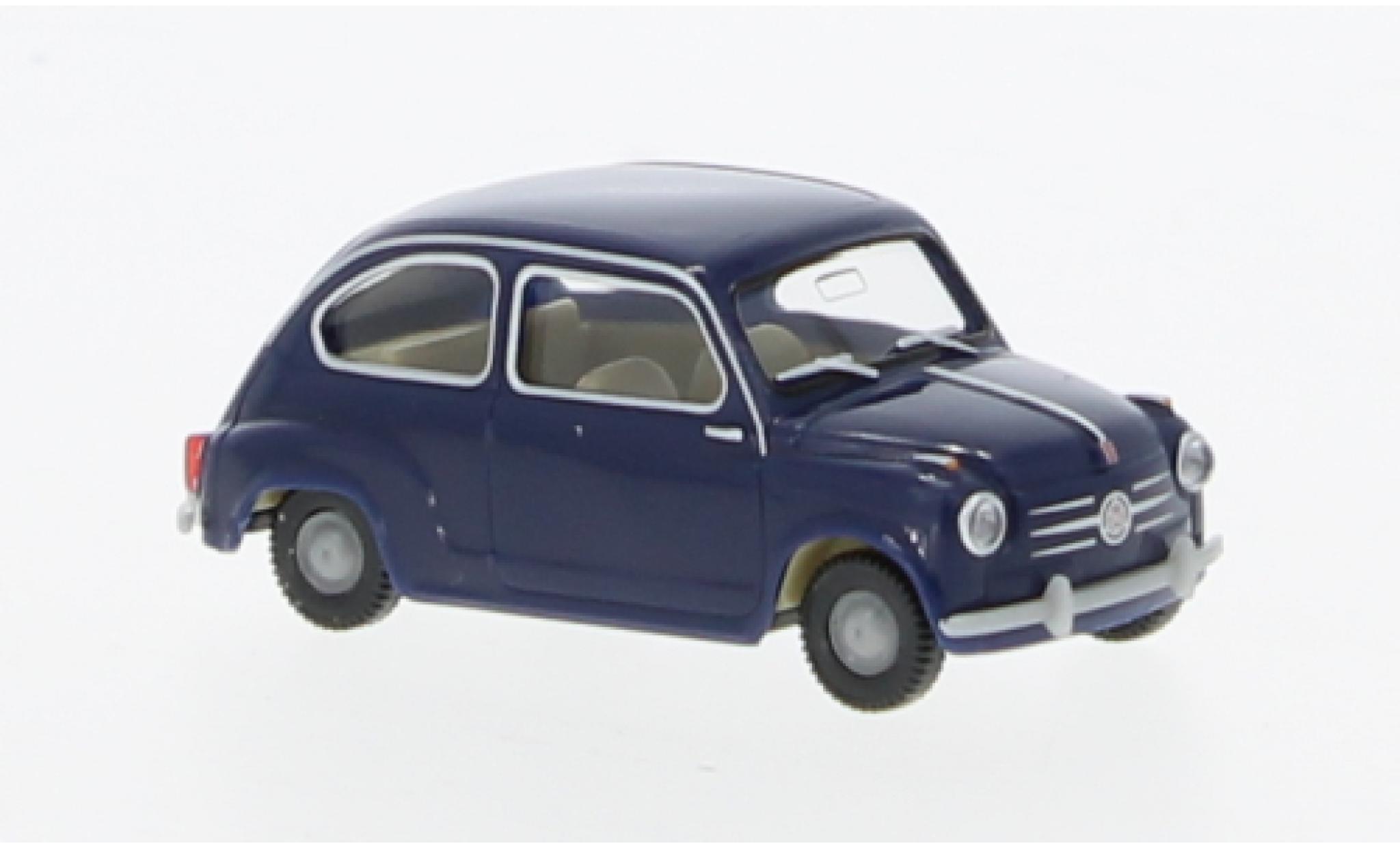 Fiat 600 1/87 Wiking blau 1955 1:87 diecast model cars
