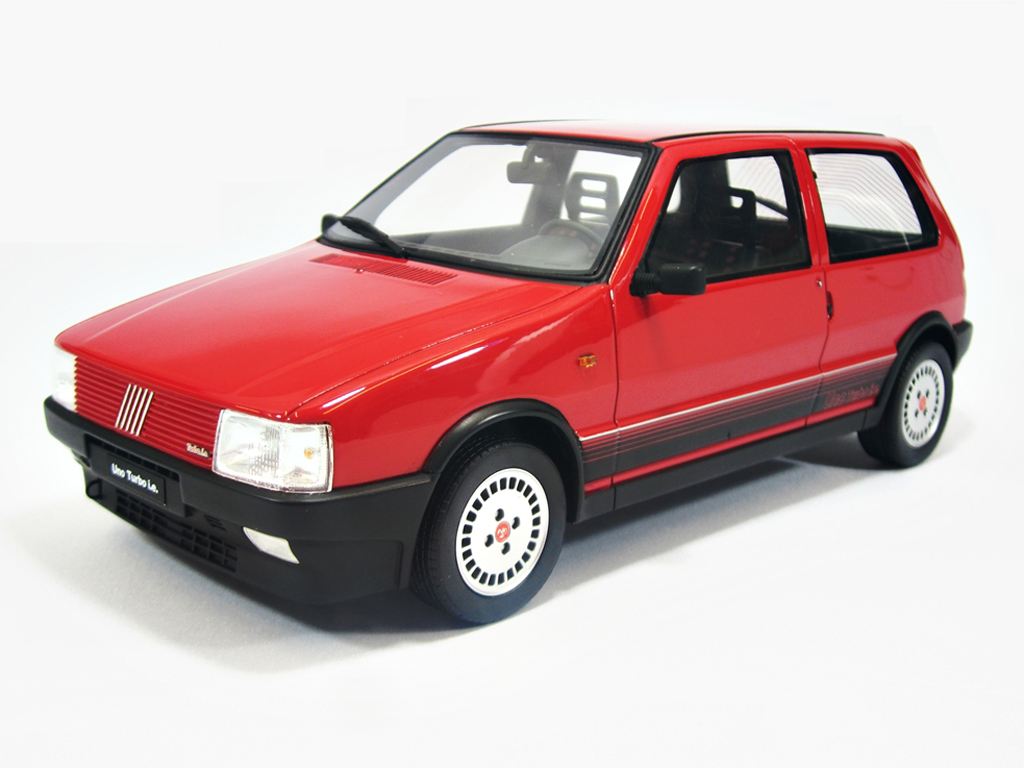Diecast model cars Fiat Uno 1/18 Laudoracing Models Turbo i.e. LM088 red  1987 
