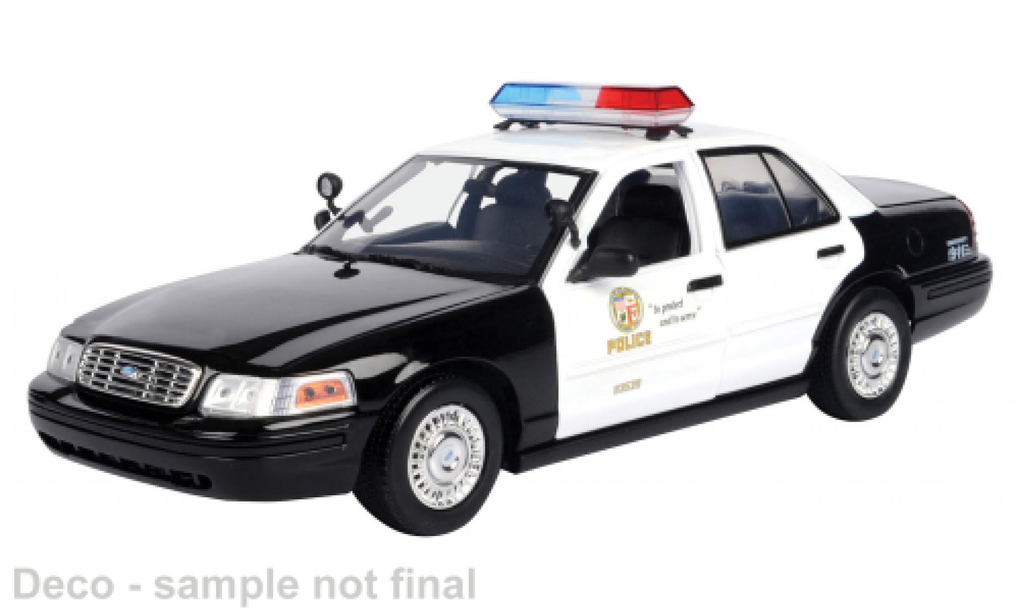 Ford Crown 1/18 Motormax Victoria Police Interceptor 2001 LAPD 1:18 diecast model cars