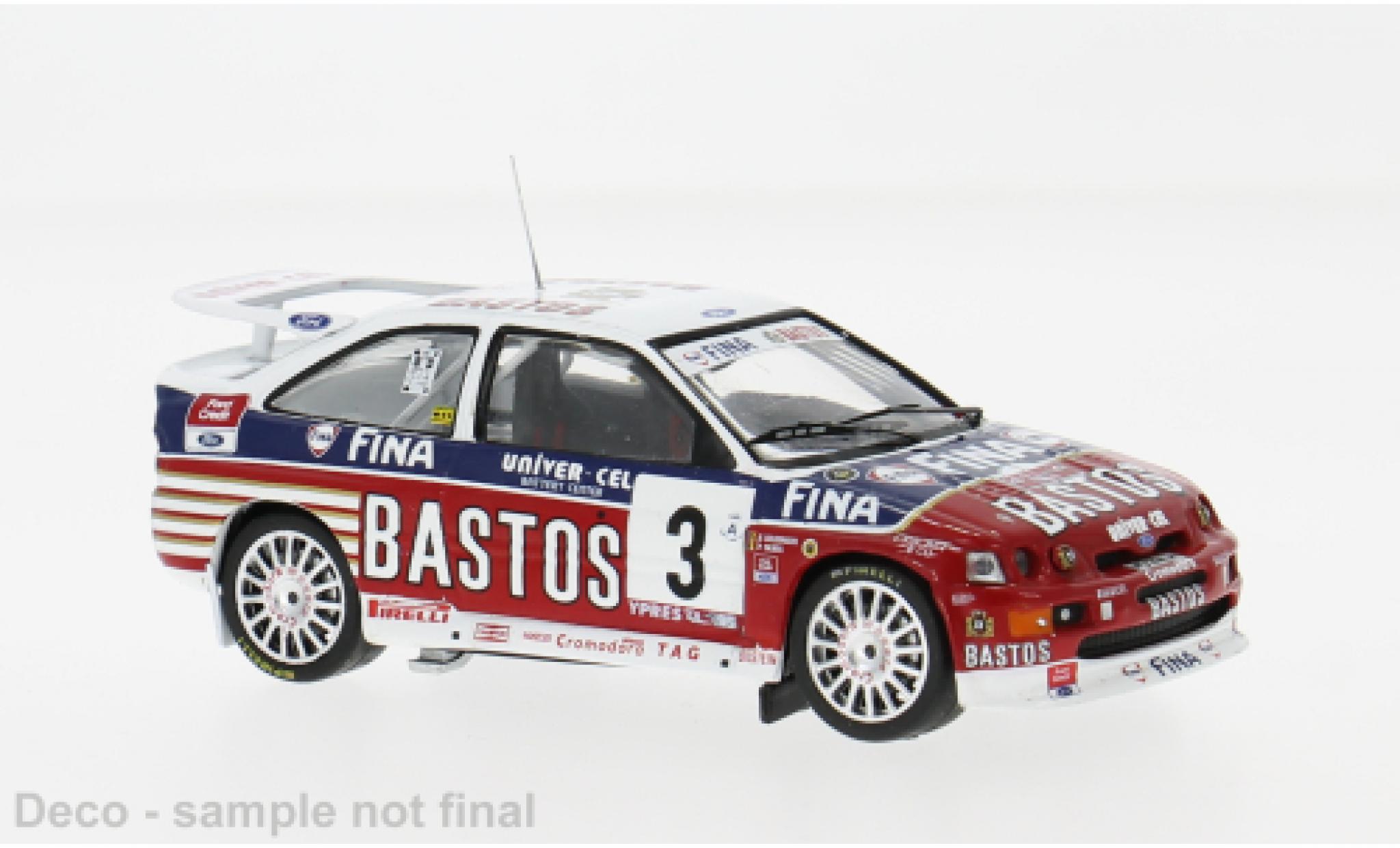 Ford Escort 1/43 IXO RS Cosworth Rally Ypres 1995 #3 P.Snijers/D.Colebunders 1:43 diecast model cars