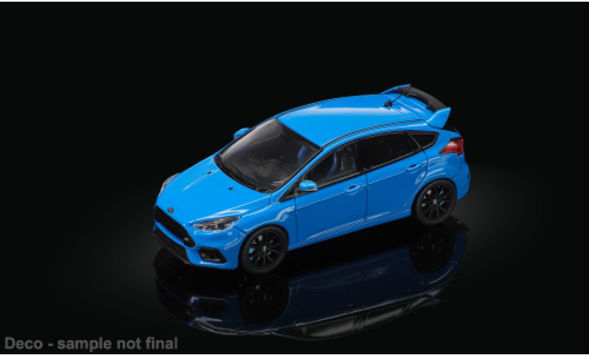 Ford Focus 1/64 Sun Star RS blau 2018 1:64 diecast model cars