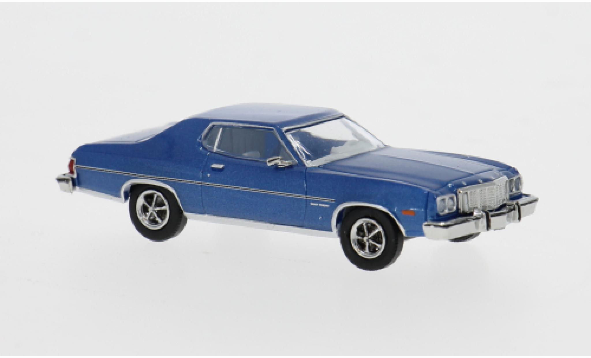 Ford Gran Torino 1/87 Brekina blau 1976 1:87 diecast model cars