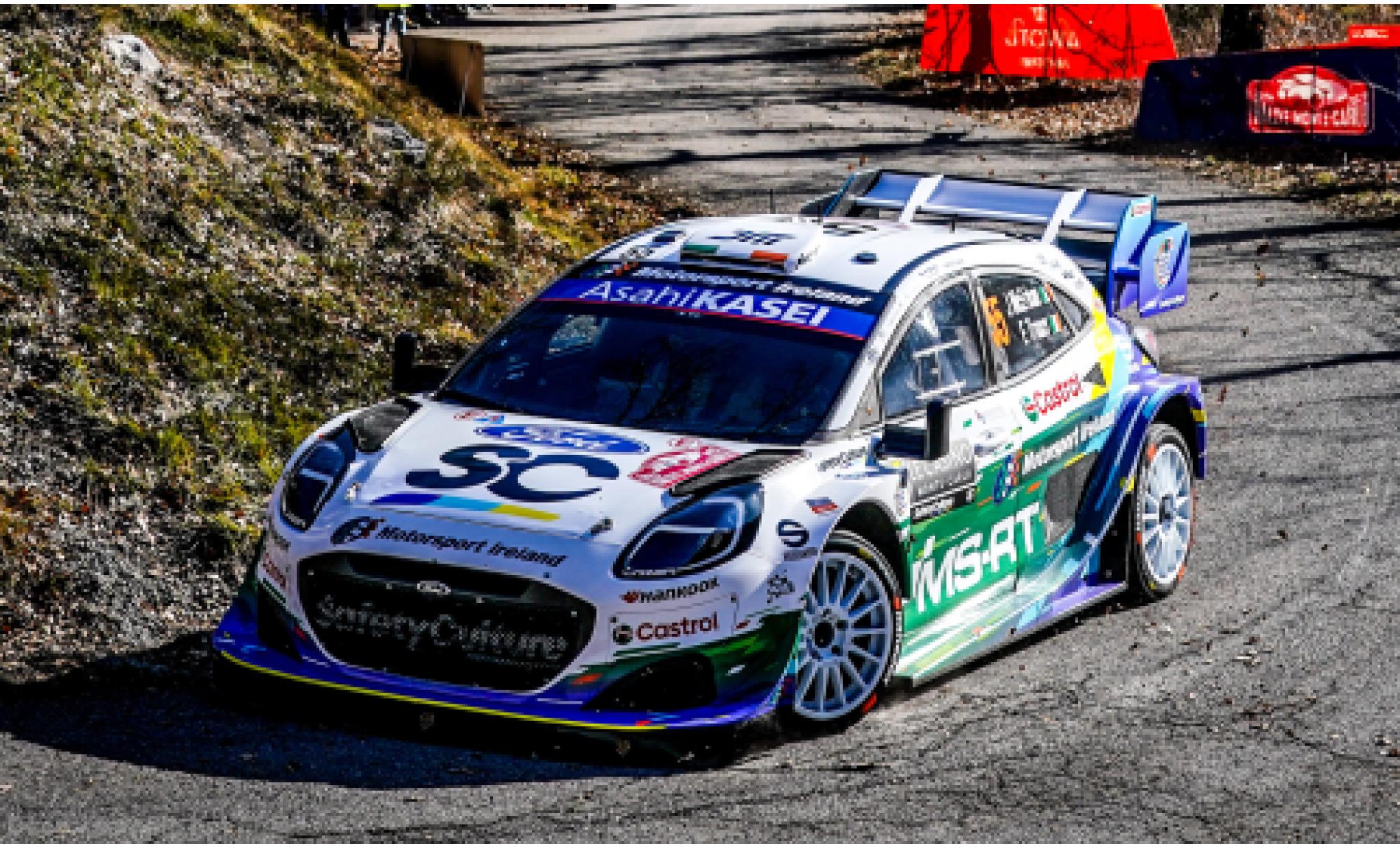 Ford Puma 1/18 IXO Rally1 Rallye Monte Carlo 2026 #55 J.McErLean/E.Treacy 1:18 diecast model cars